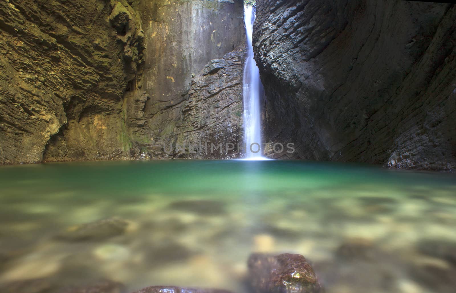 Kozjak waterfall (Slap Kozjak) - Kobarid, Julian Alps in Slovenia