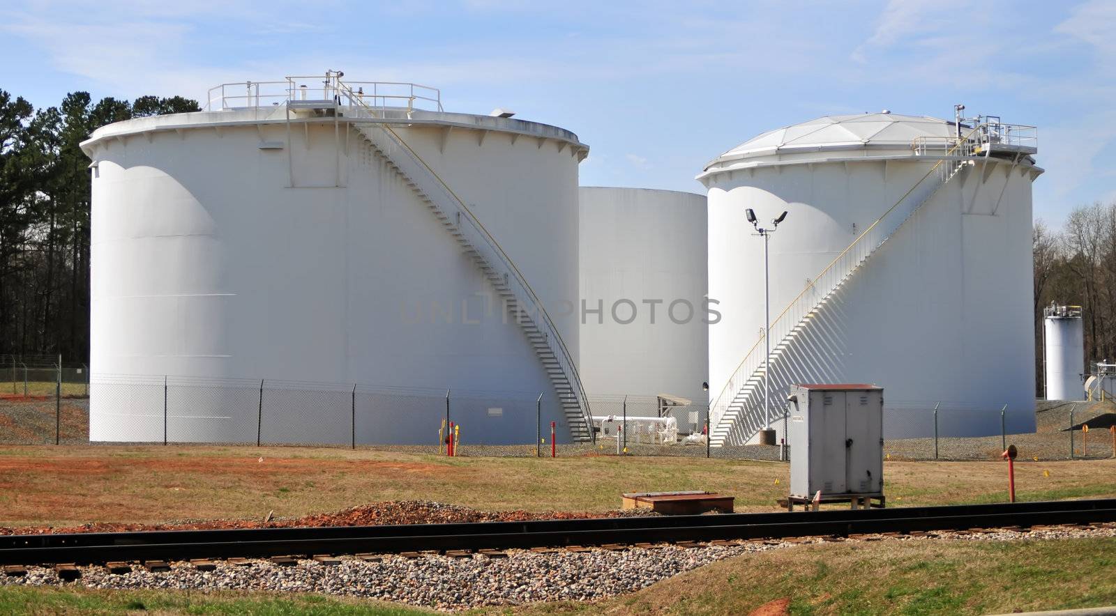 petroleum oil storage tanks by digidreamgrafix
