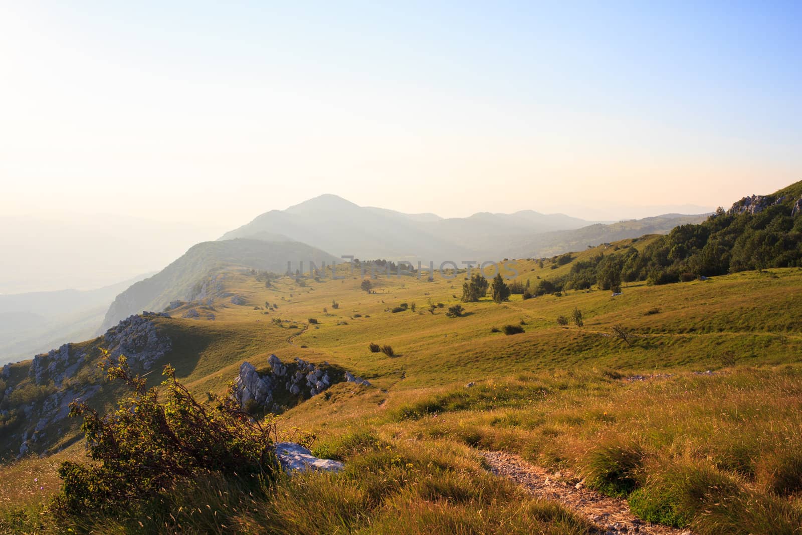 View of the Nanos mountain - Slovenia