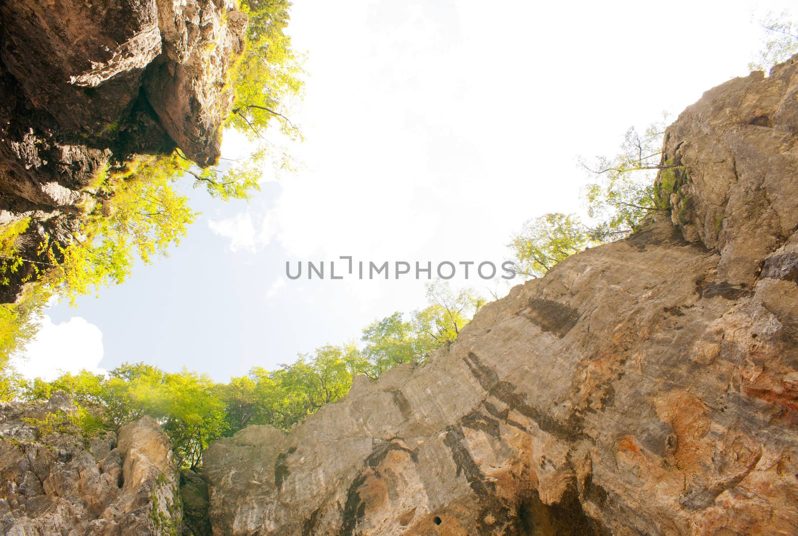 View of Rock in the Julian alps, Slovenia