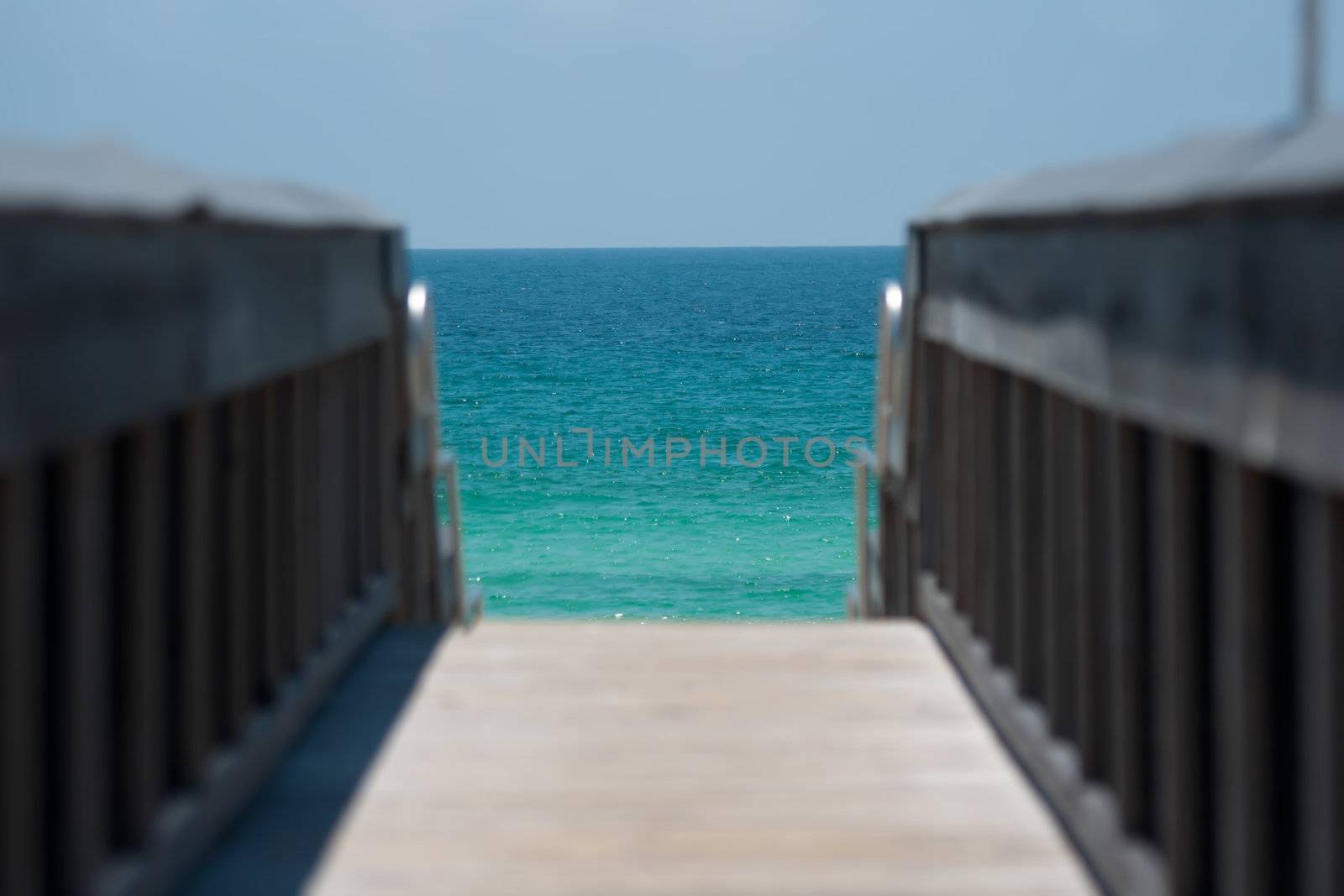 ocean view from a pier by digidreamgrafix
