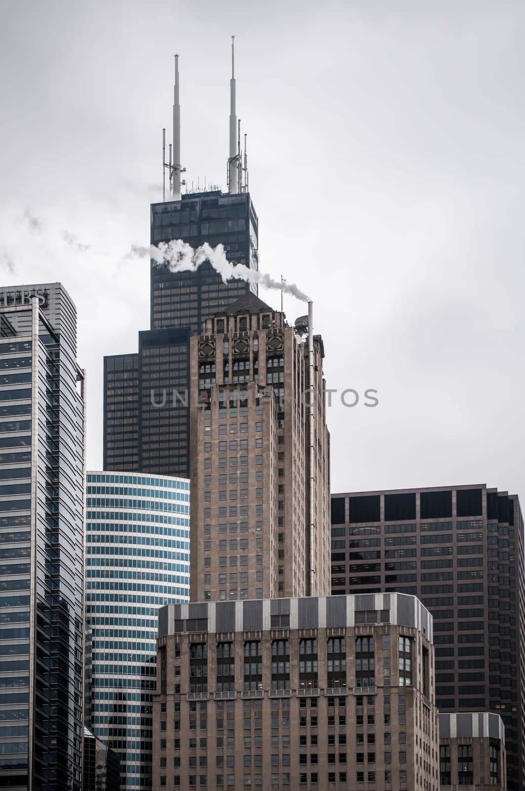 chicago architecture by digidreamgrafix