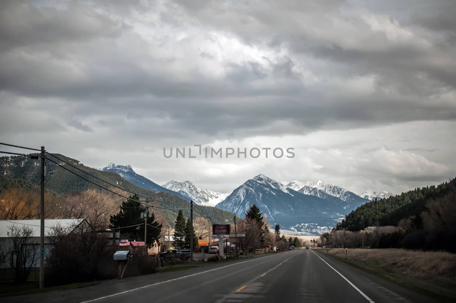 rocky mountains in montana by digidreamgrafix
