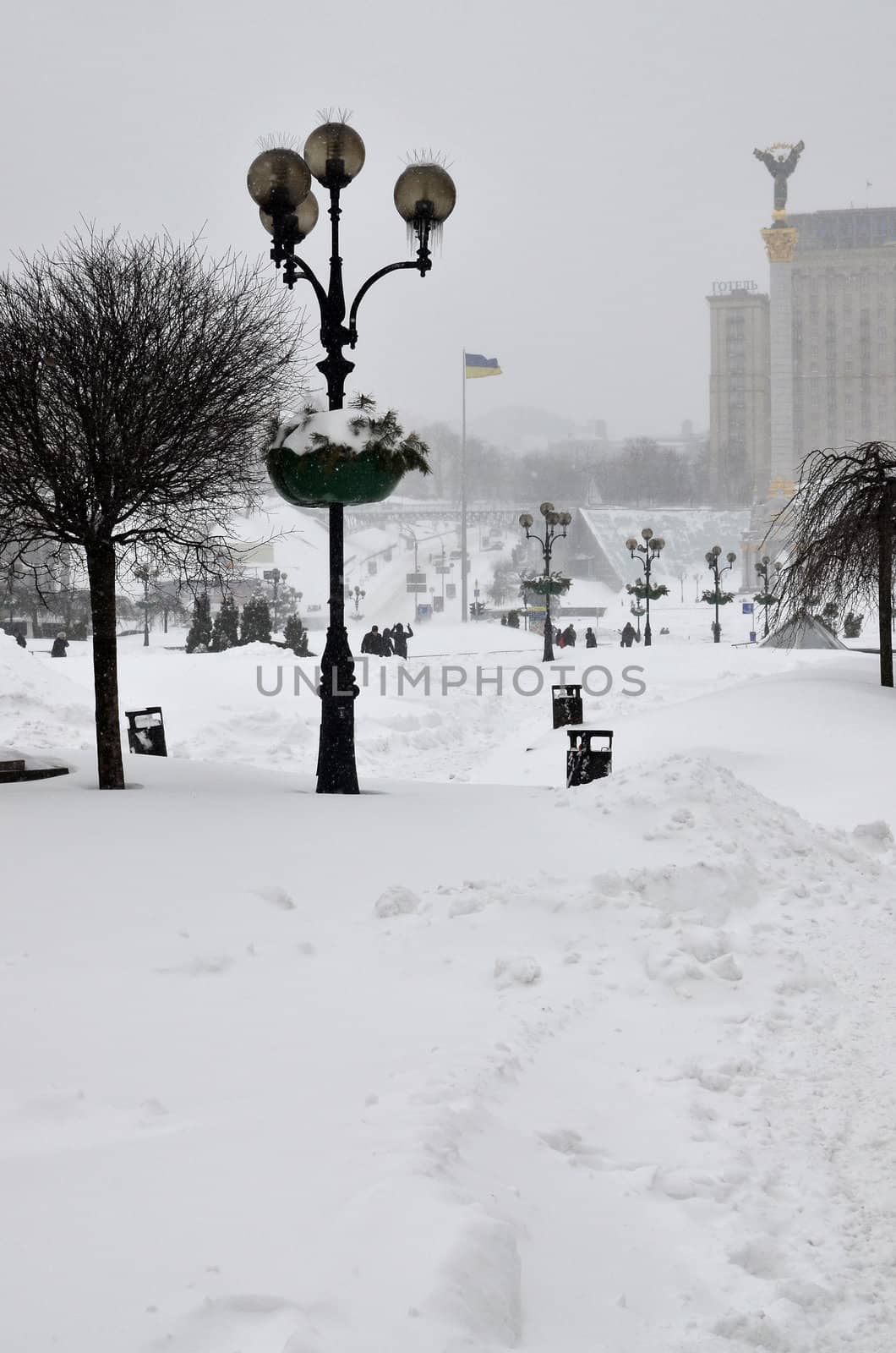 Kiev in the winter