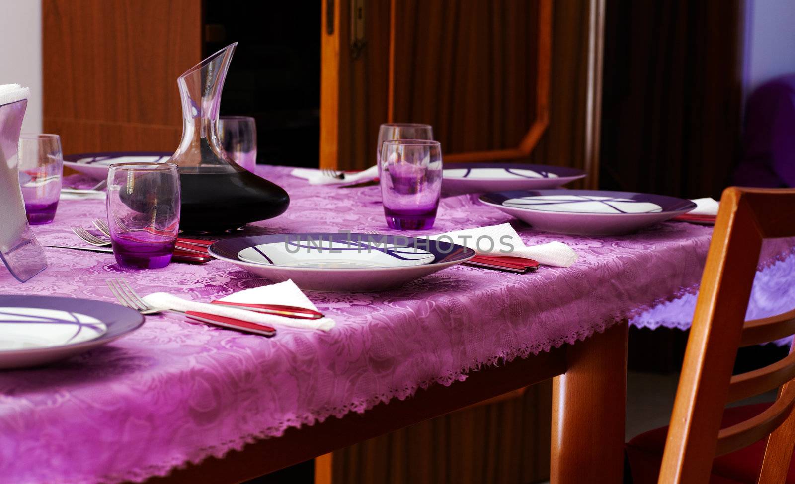 Photo of elegant Table set