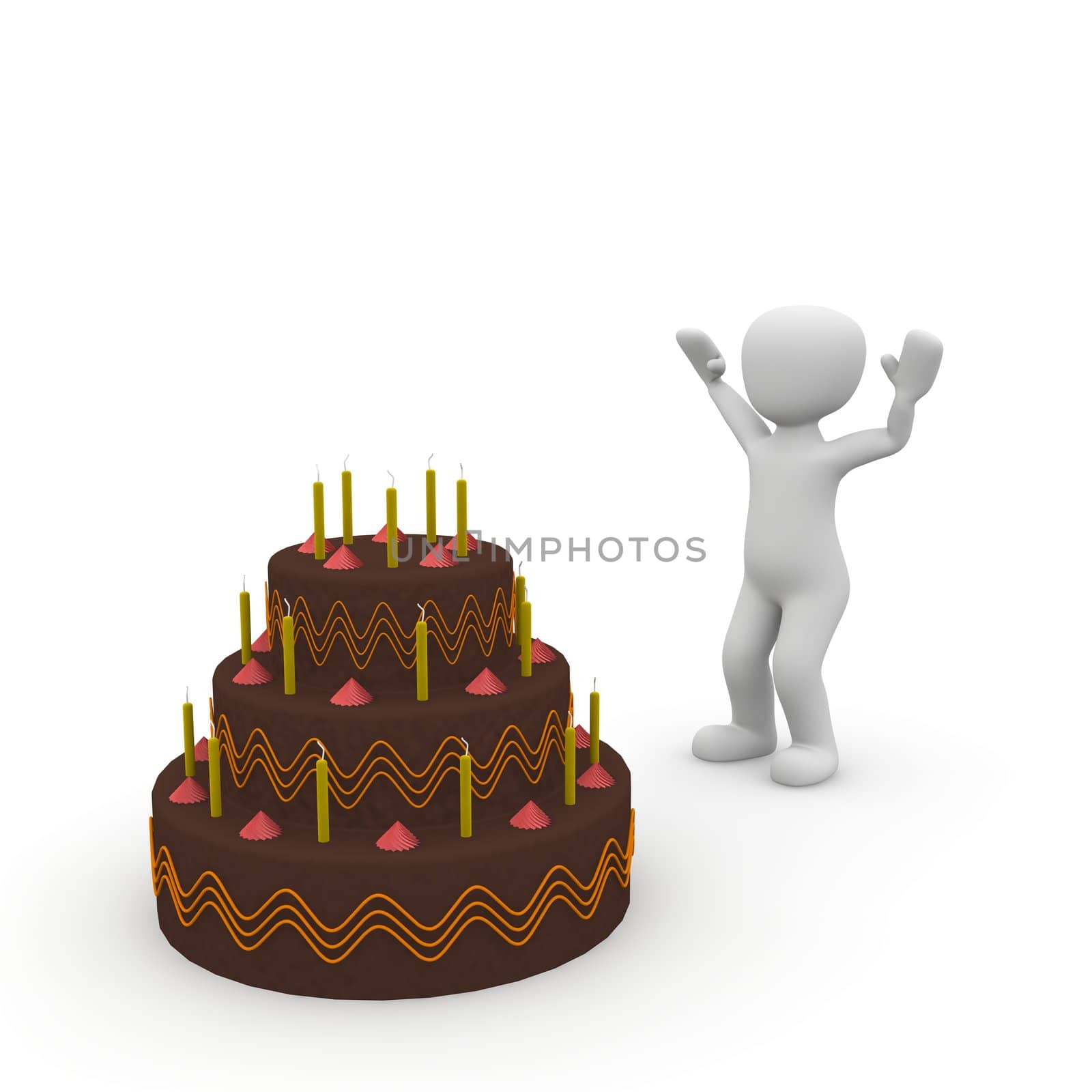 birthday cake by 3DAgentur