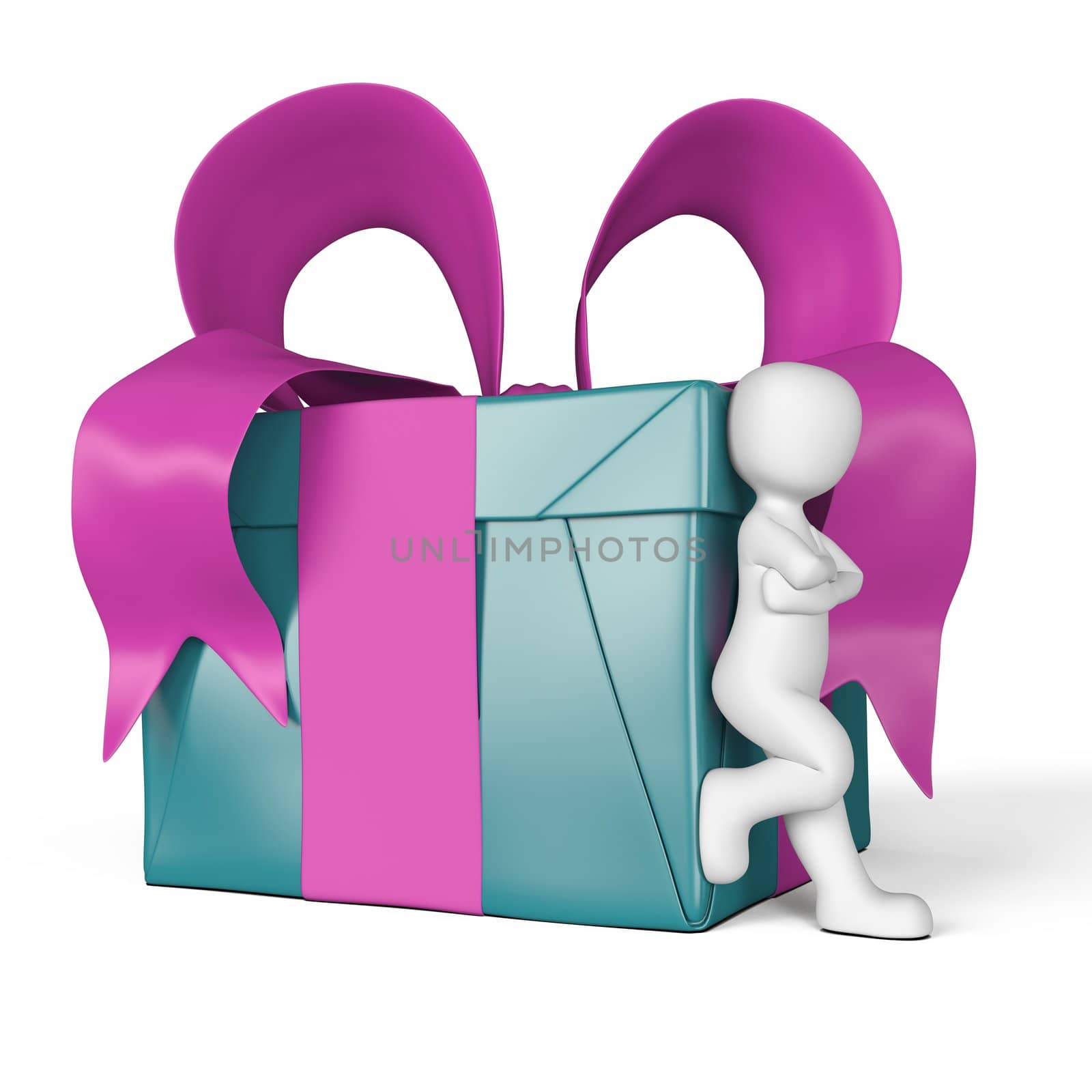 My gift in pink and turquoise by 3DAgentur