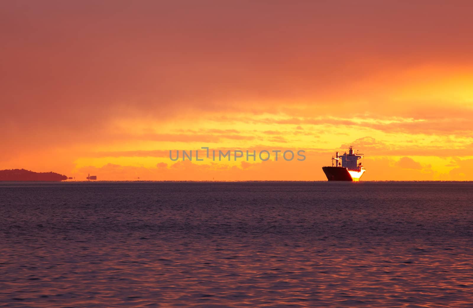 Ship on the sea, Trieste
