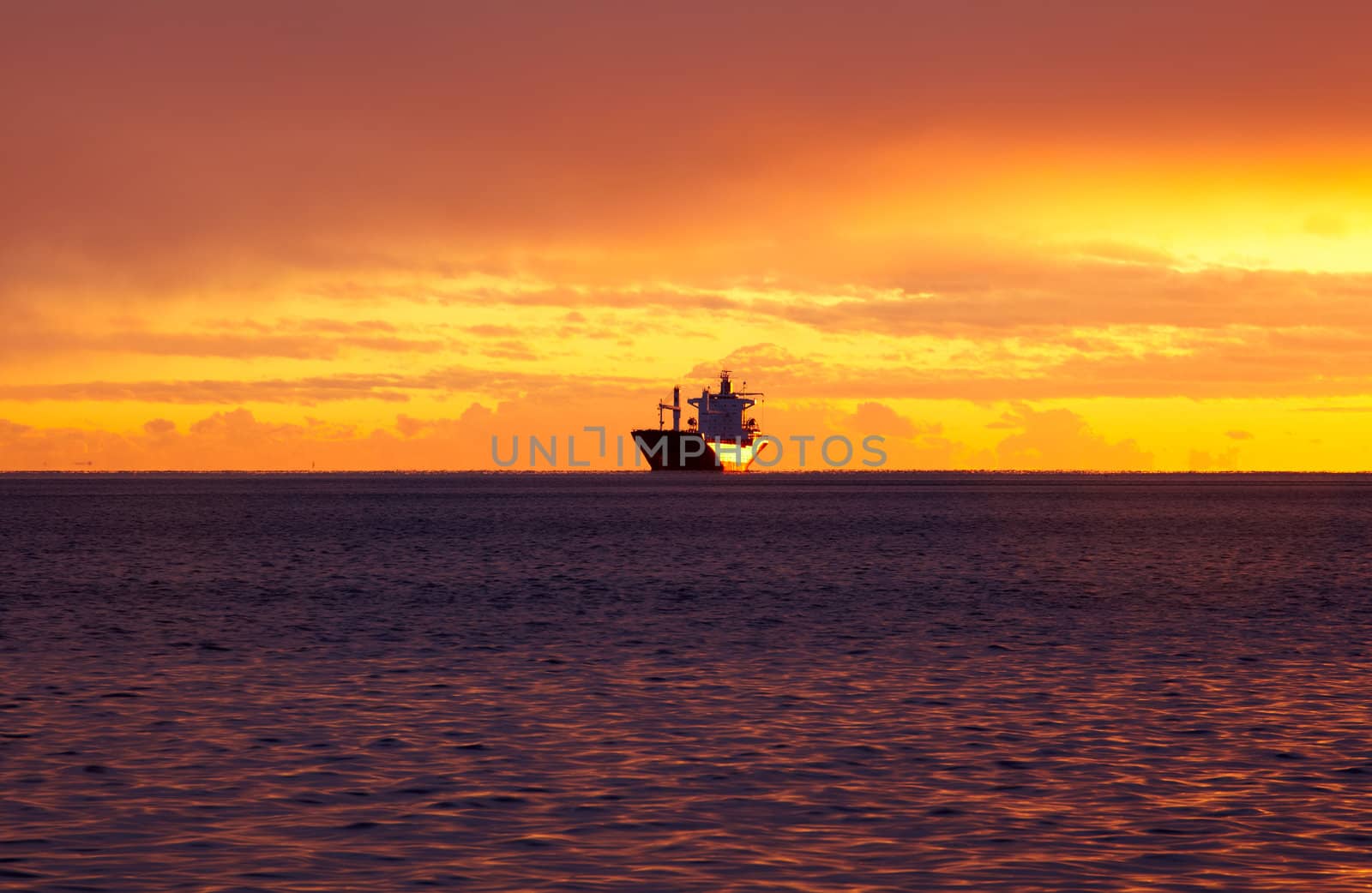 Ship on the sea, Trieste