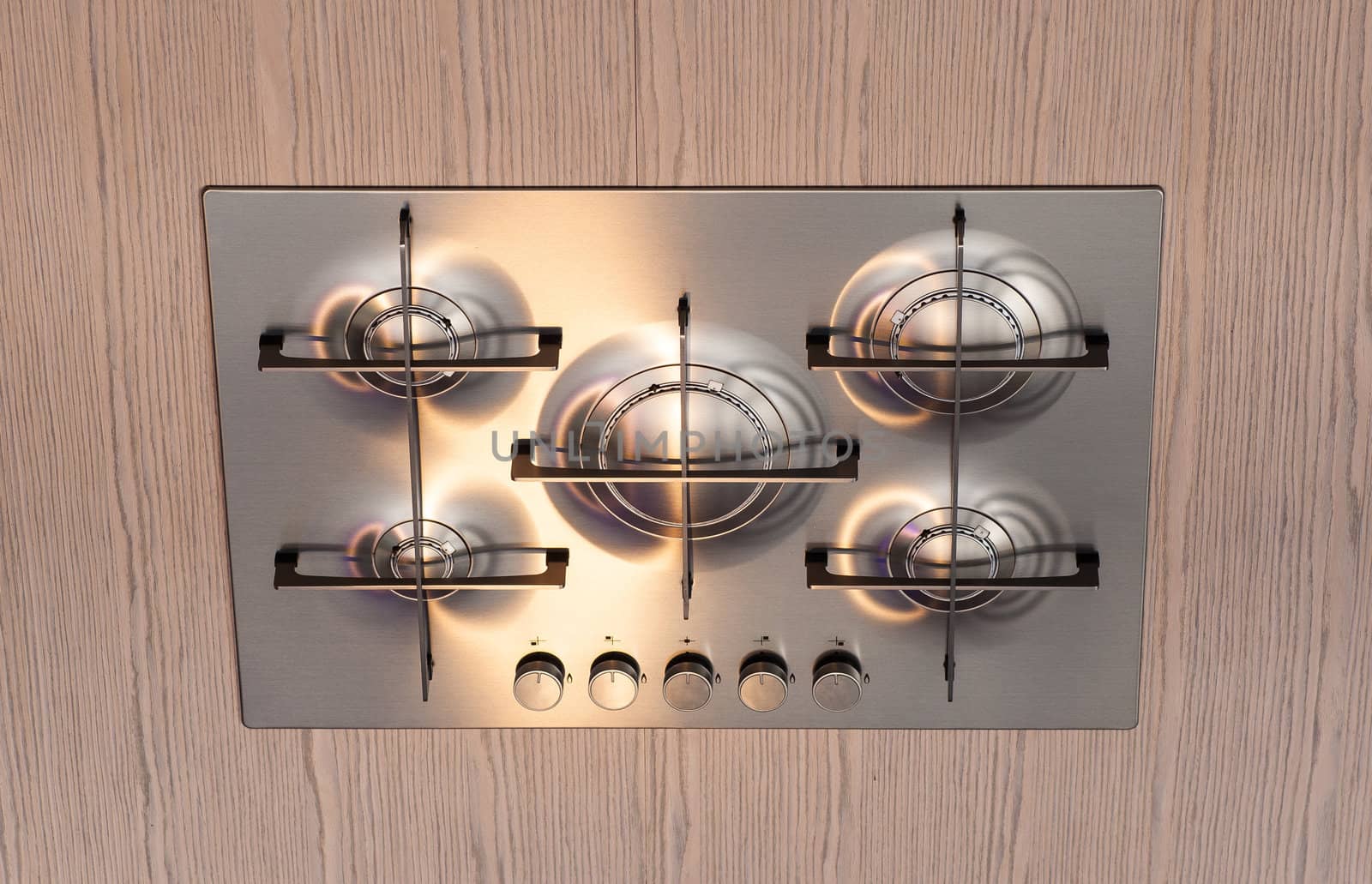 photo of the kitchen range of a new kitchen