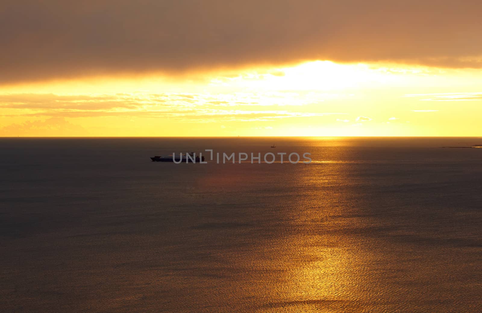 Ship on the sea, Trieste