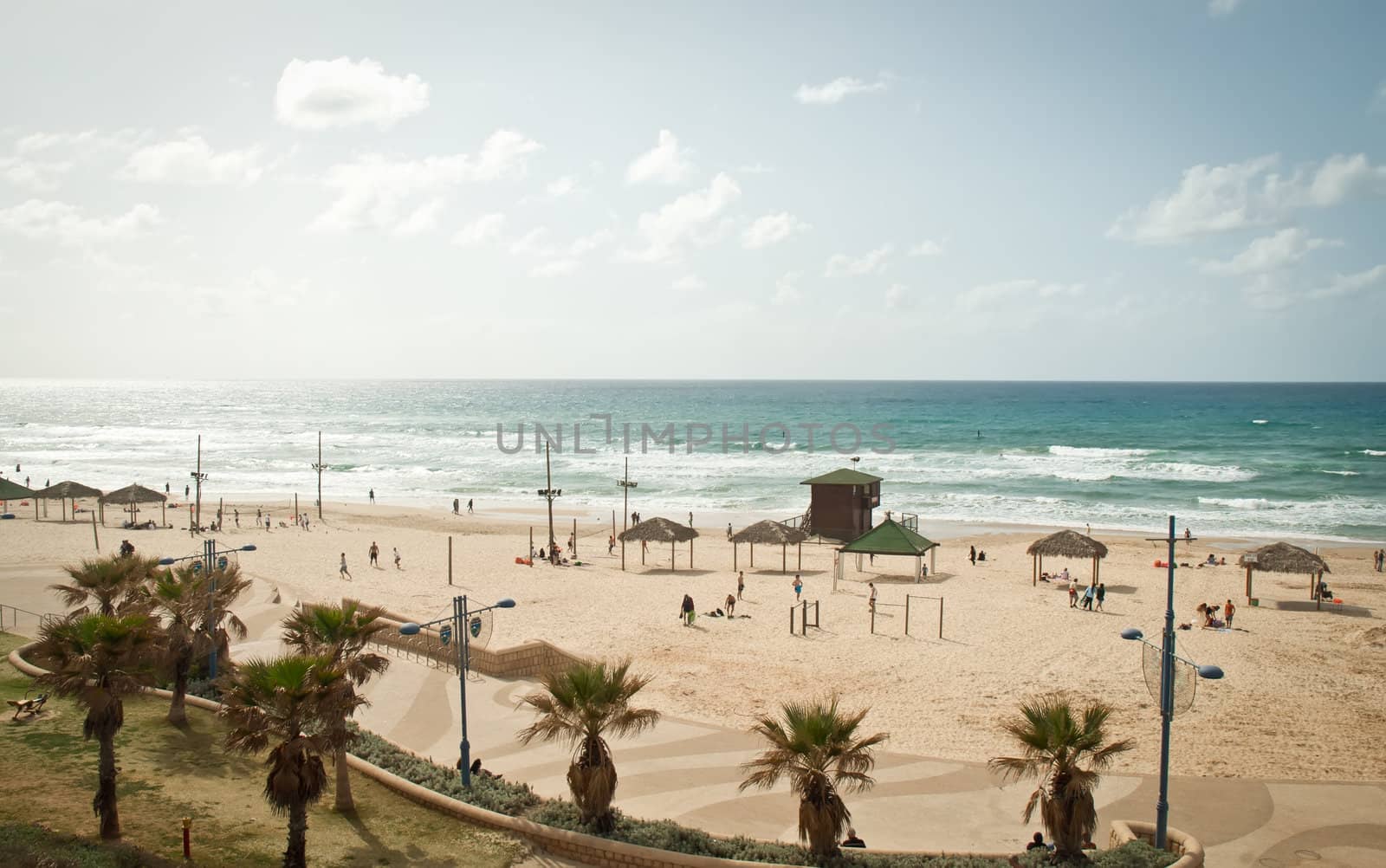 City beach.City  Rishon Lezion . Israel .