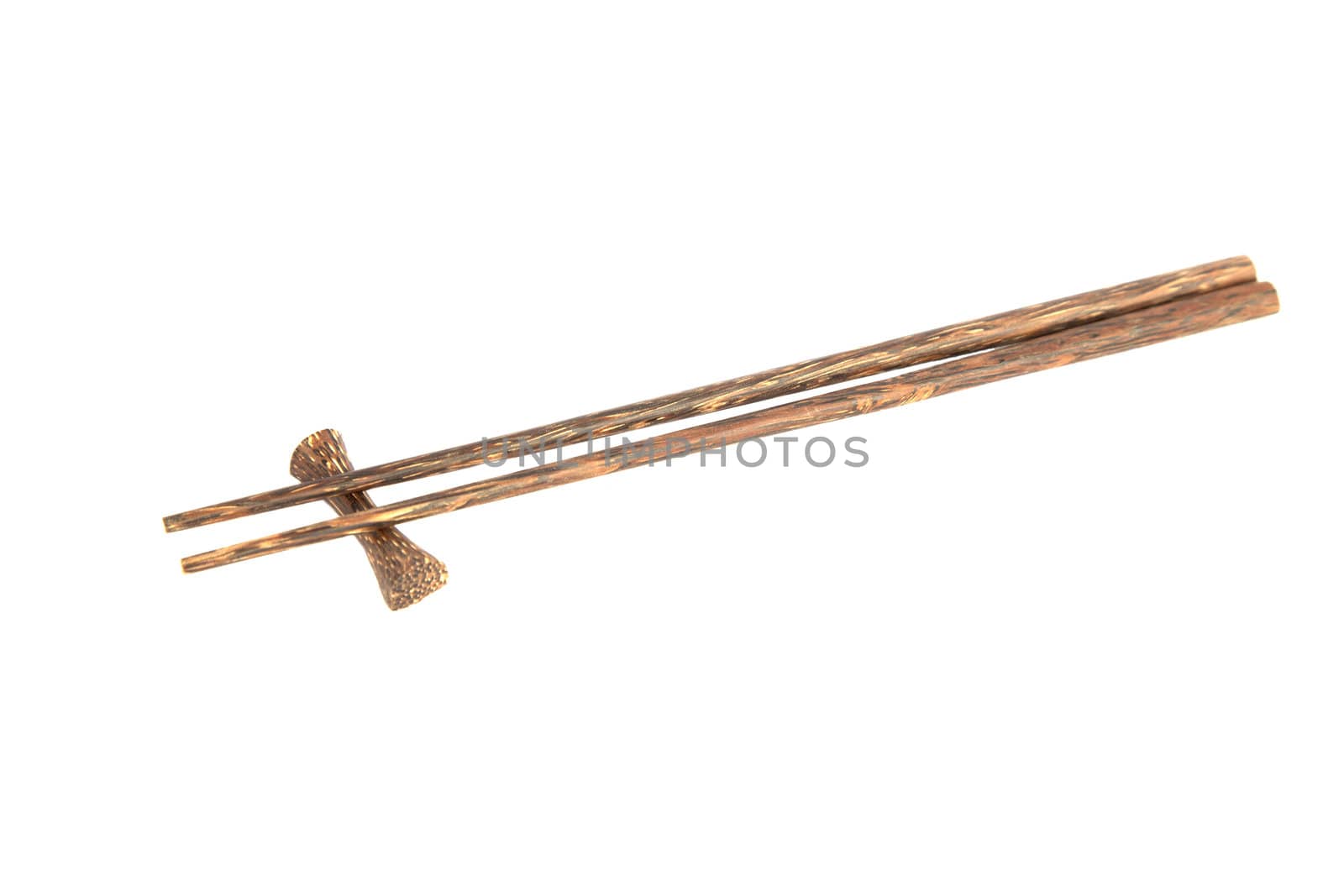 chopsticks isolated on white background