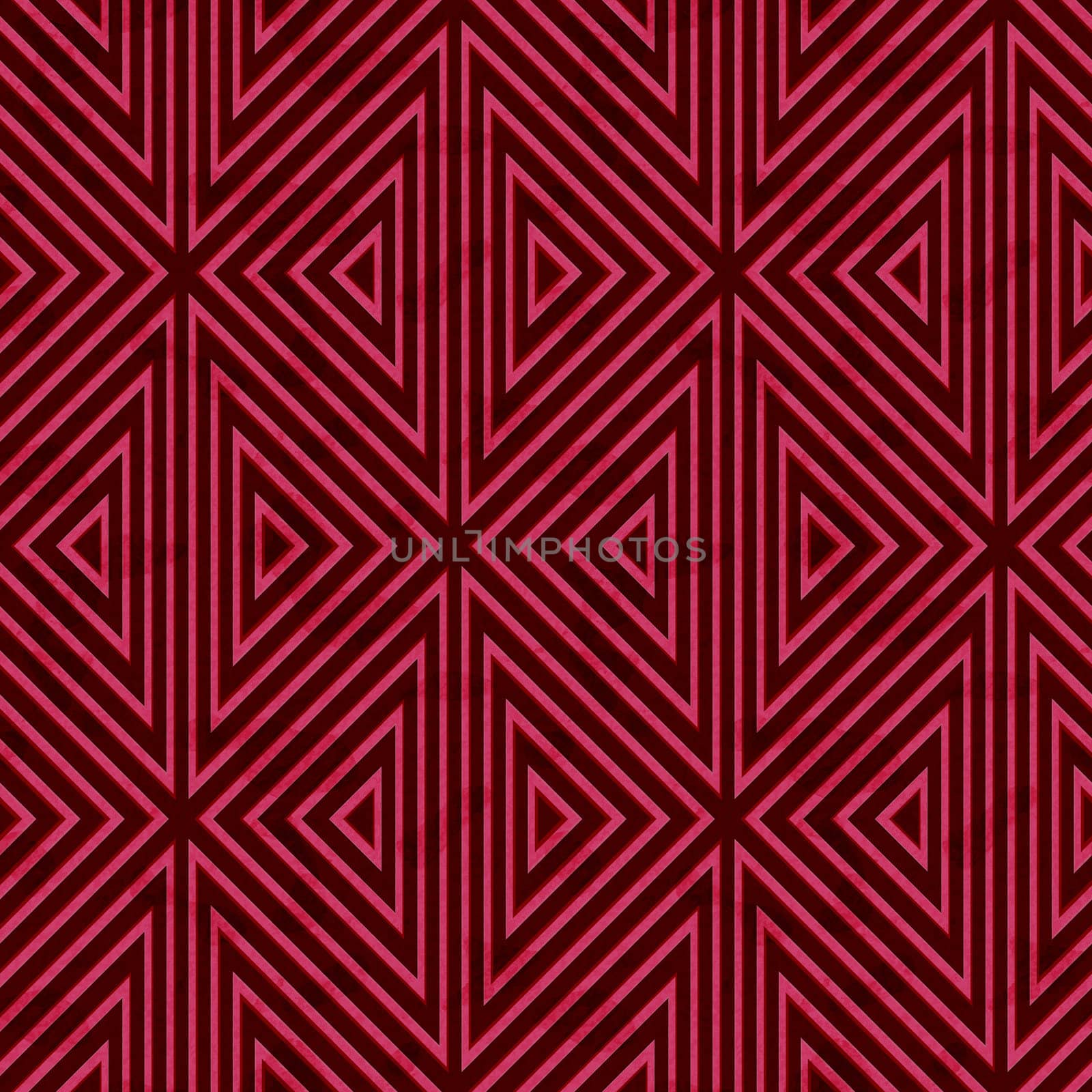 Red Lines and Triangles Geometric Seamless Pattern Bitmap Texture Illustration