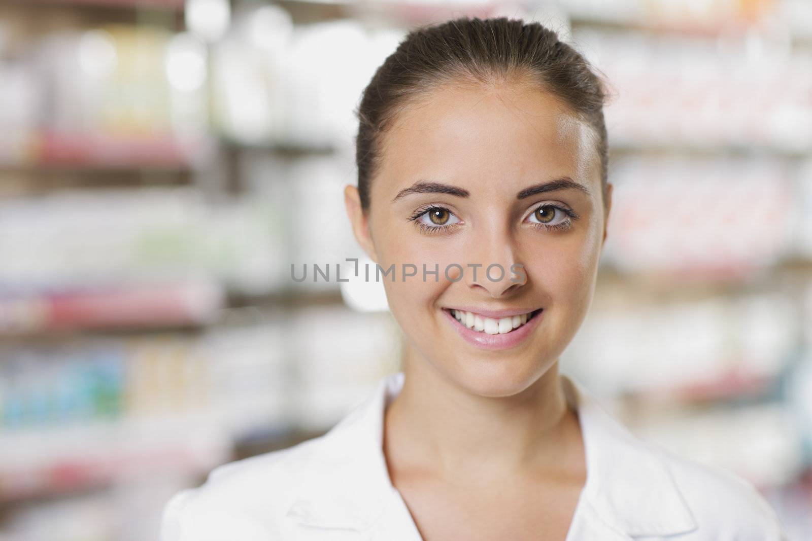 Portrait of beautiful young woman