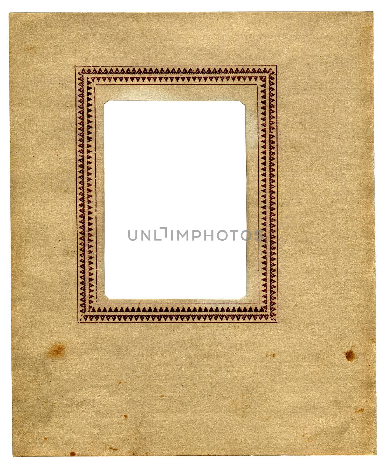 Vintage Paper With Frame by sabphoto