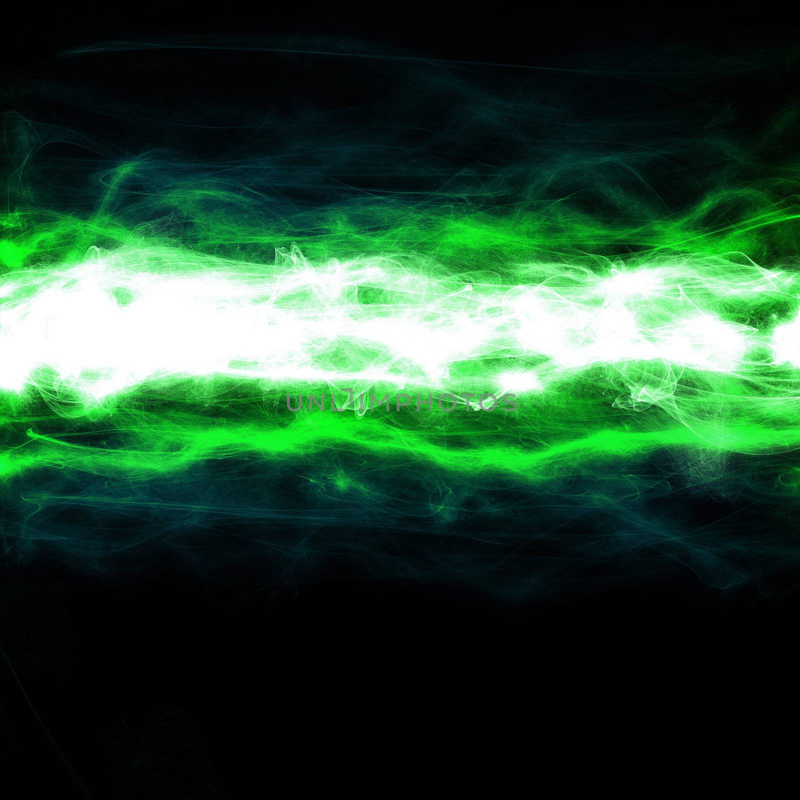 abstract green light by butenkow