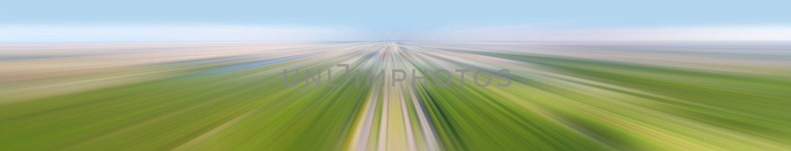 abstract movement on the road by butenkow