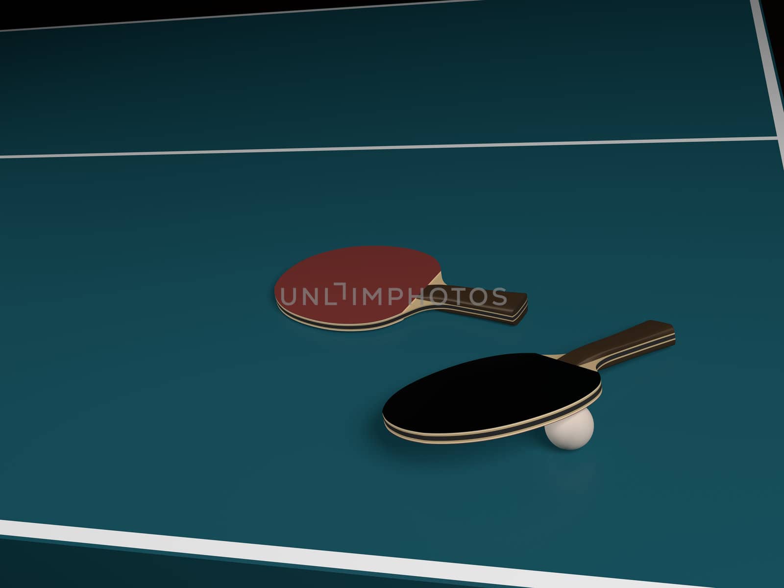 Two Rackets of Table Tennis by shkyo30