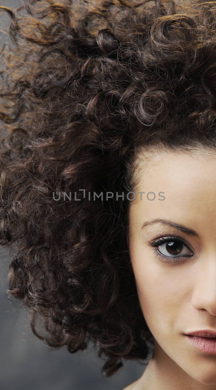 Portrait of young beautiful woman