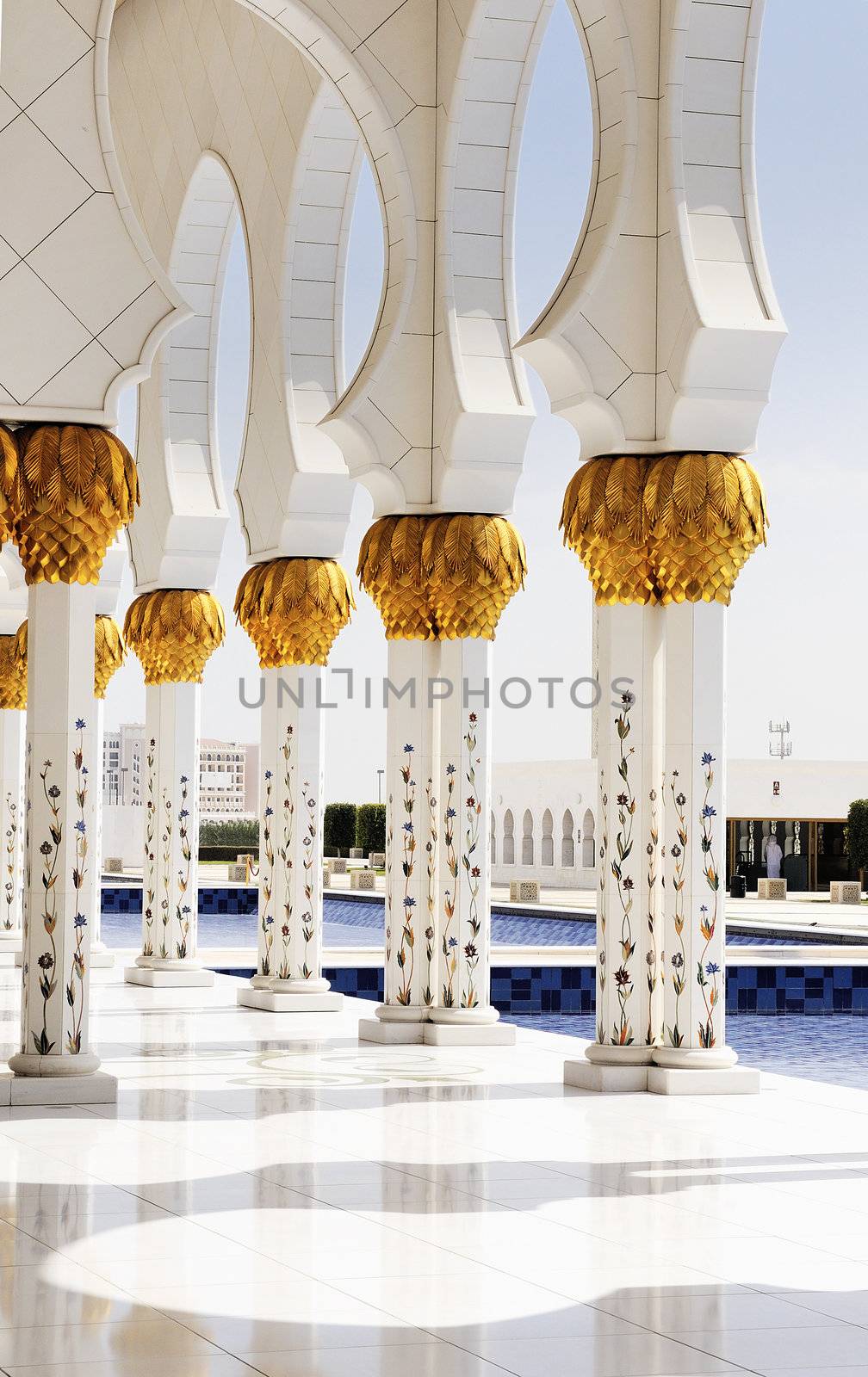 Sheikh Zayed mosque at Abu-Dhabi, UAE