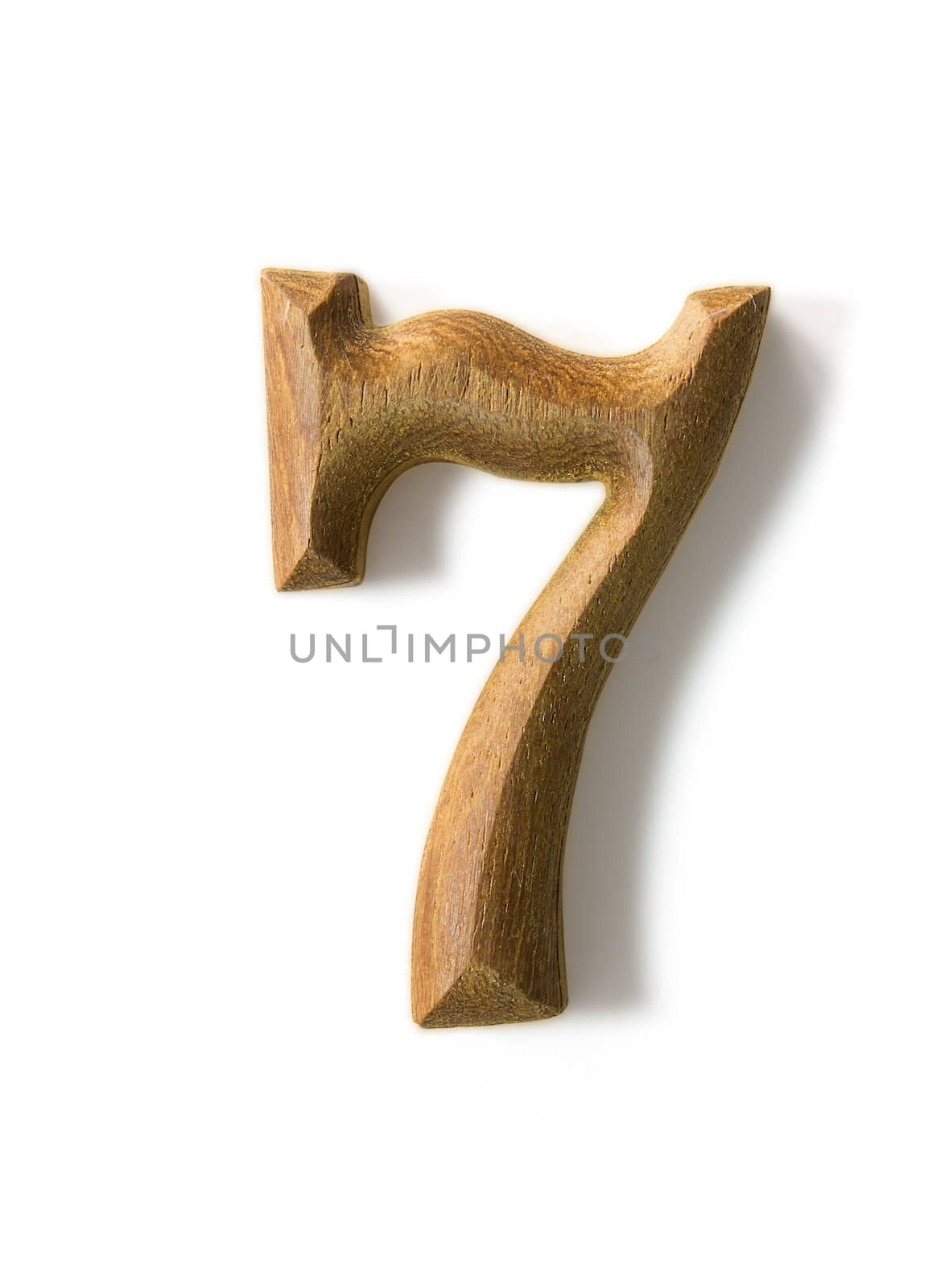 Wooden numeric 7 by stoonn