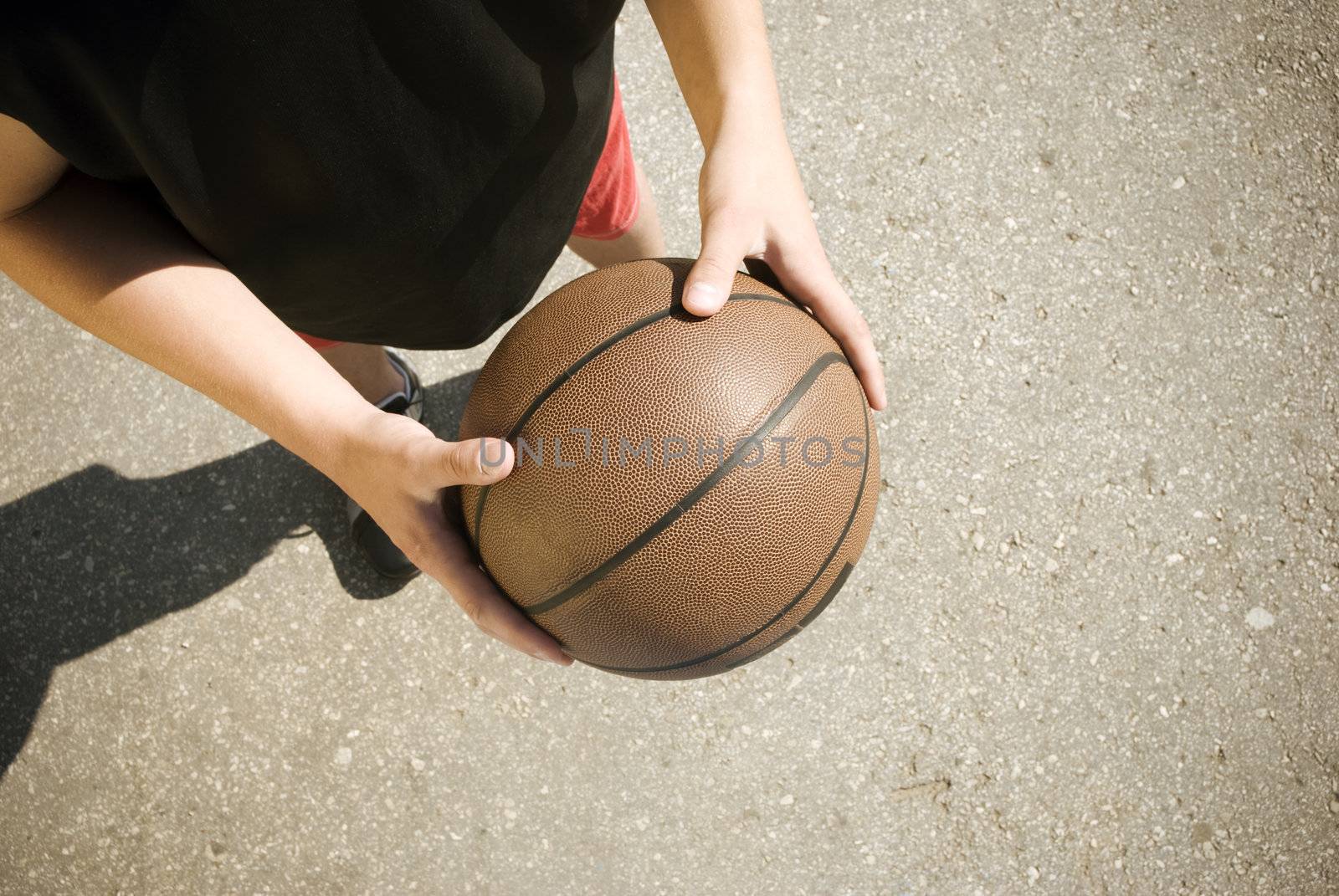 basketball outside by Kuzma