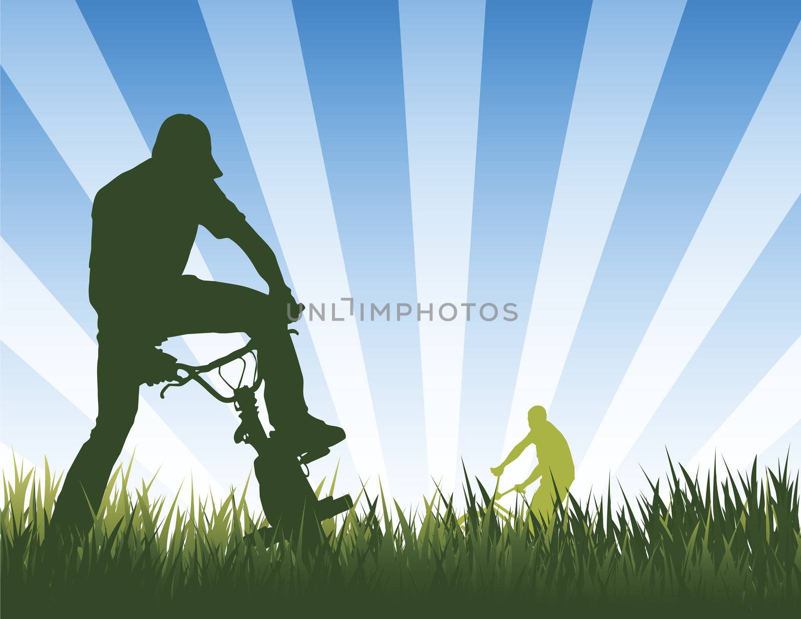 summer bikers by Kuzma