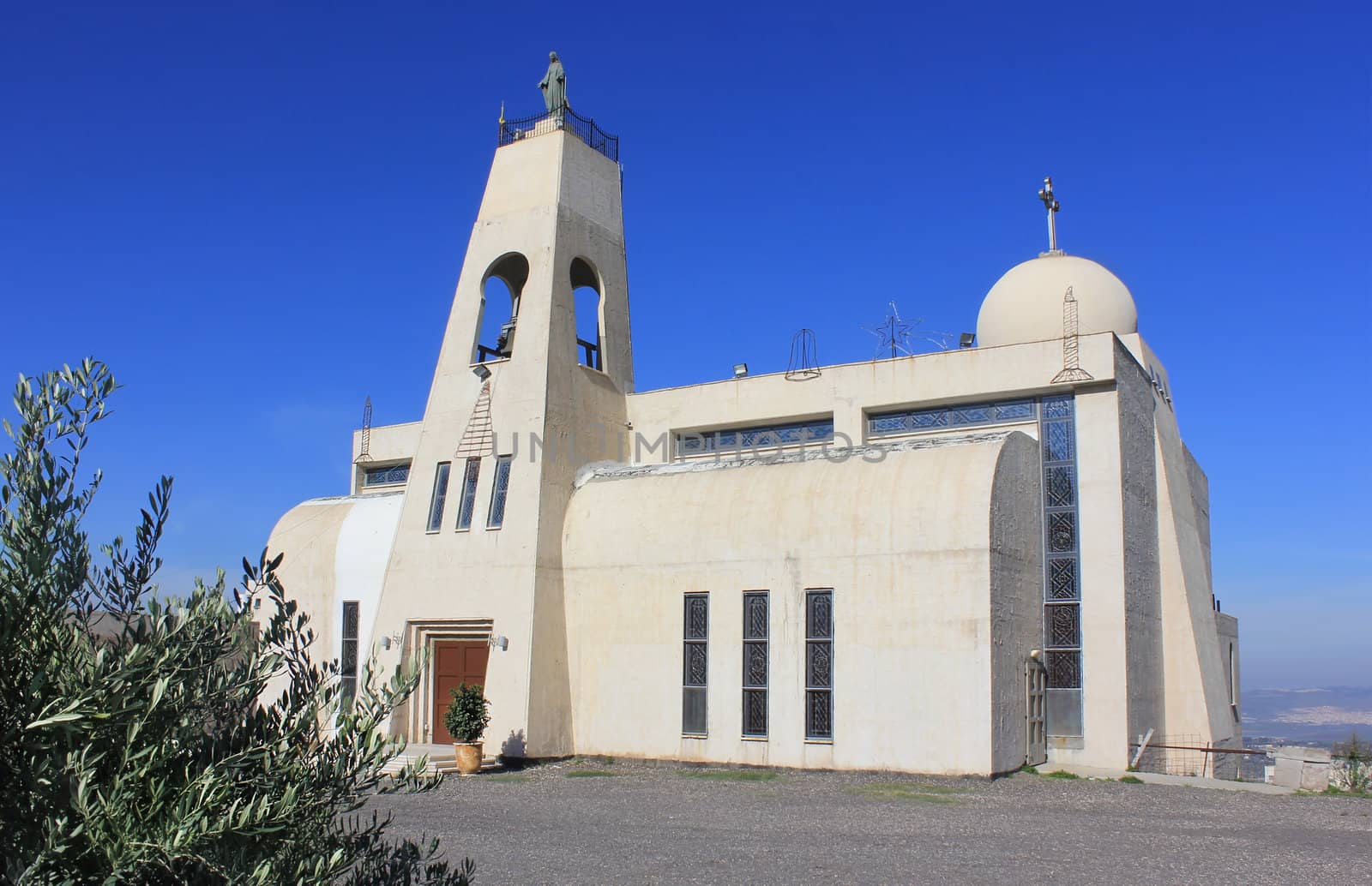 The New Maronite Church in Nazareth by irisphoto4