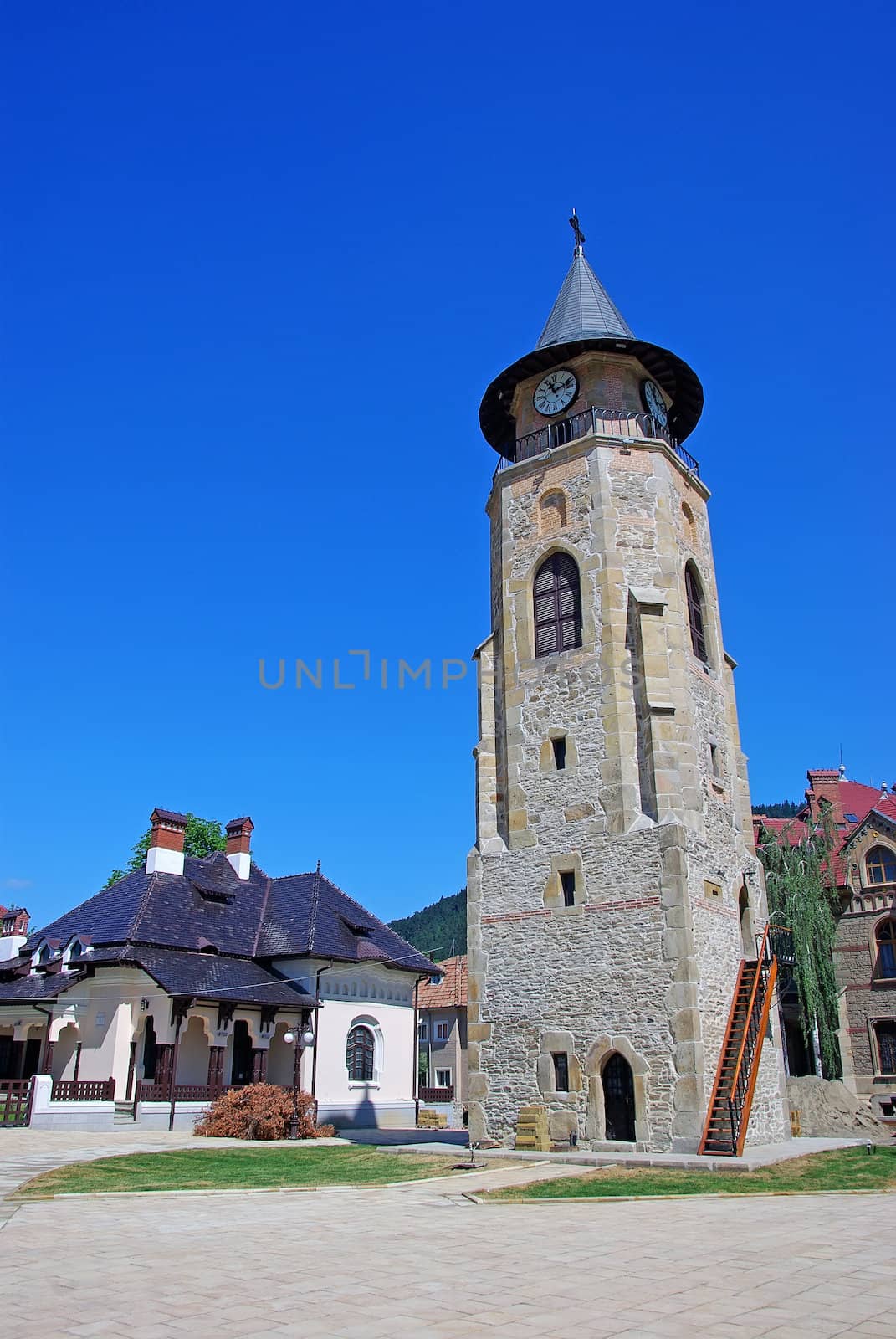 Medieval tower of Stephen the Great in Moldavia