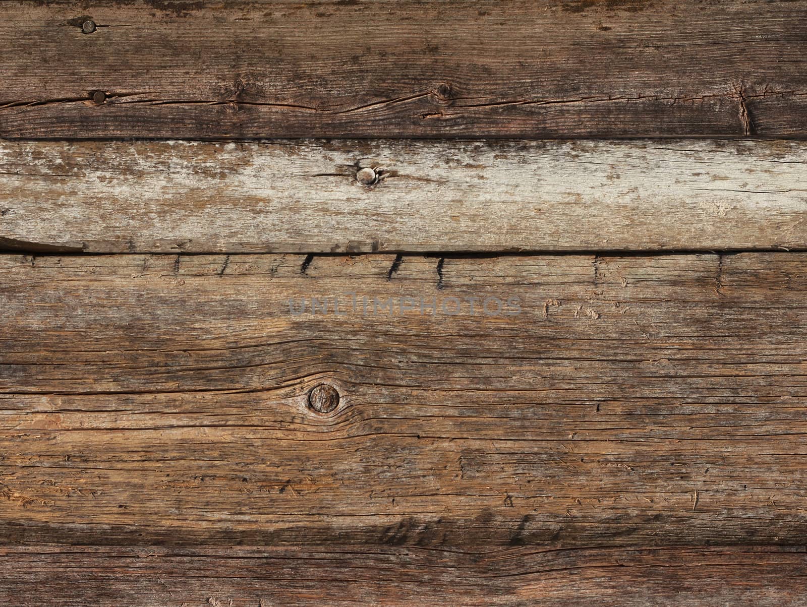 Old weathered plank wood by anterovium