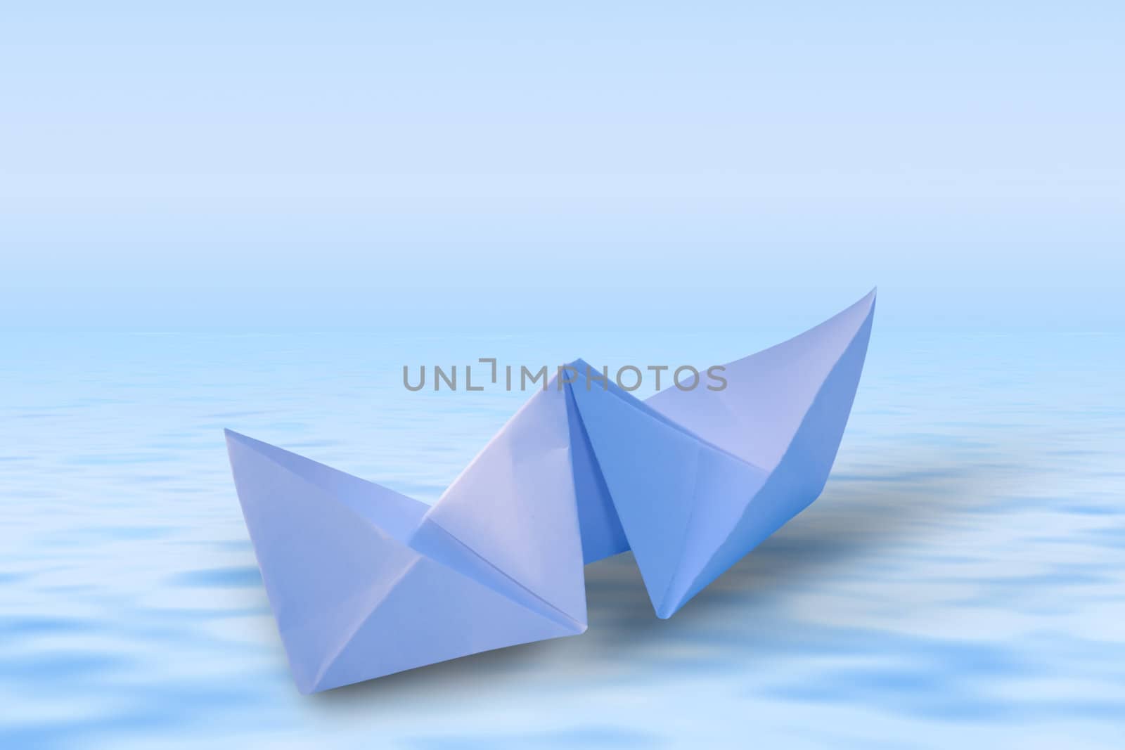 small paper ship