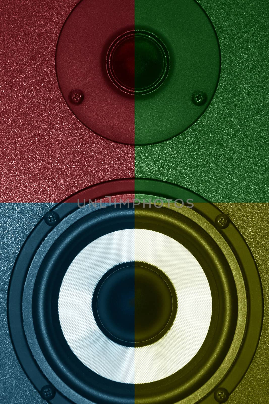 Colour acoustic systems