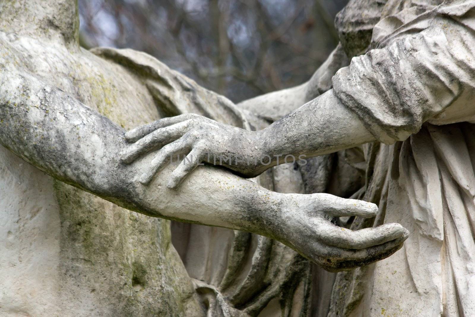 gesture, movement of solidarity, antique statues