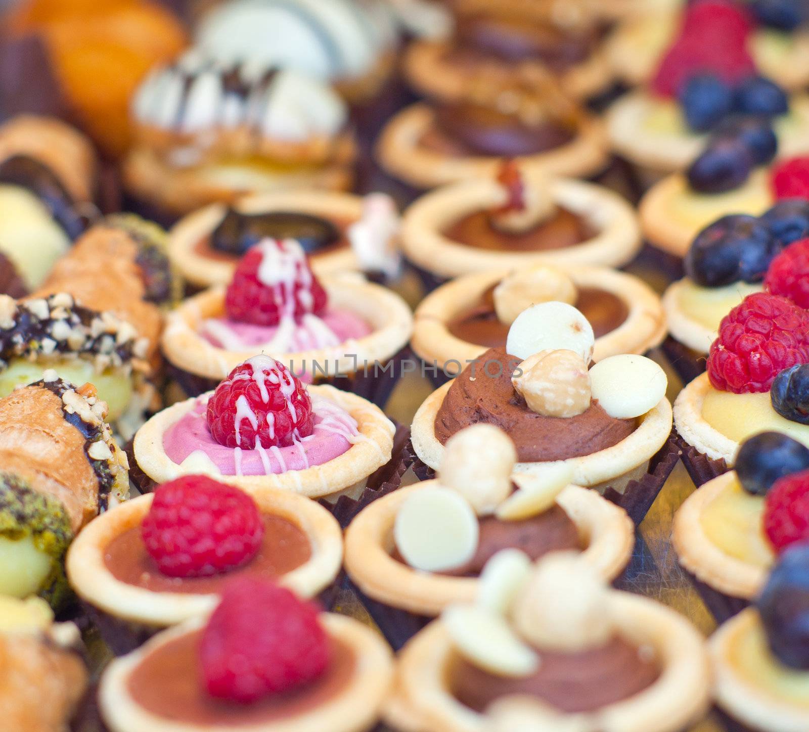 Photo of various pastry in the pastry shop