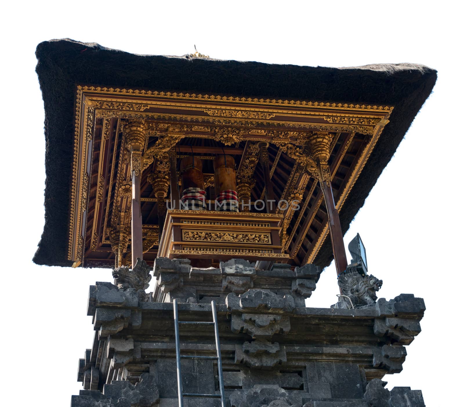 Traditional Balinese temple bell kulkul  by iryna_rasko