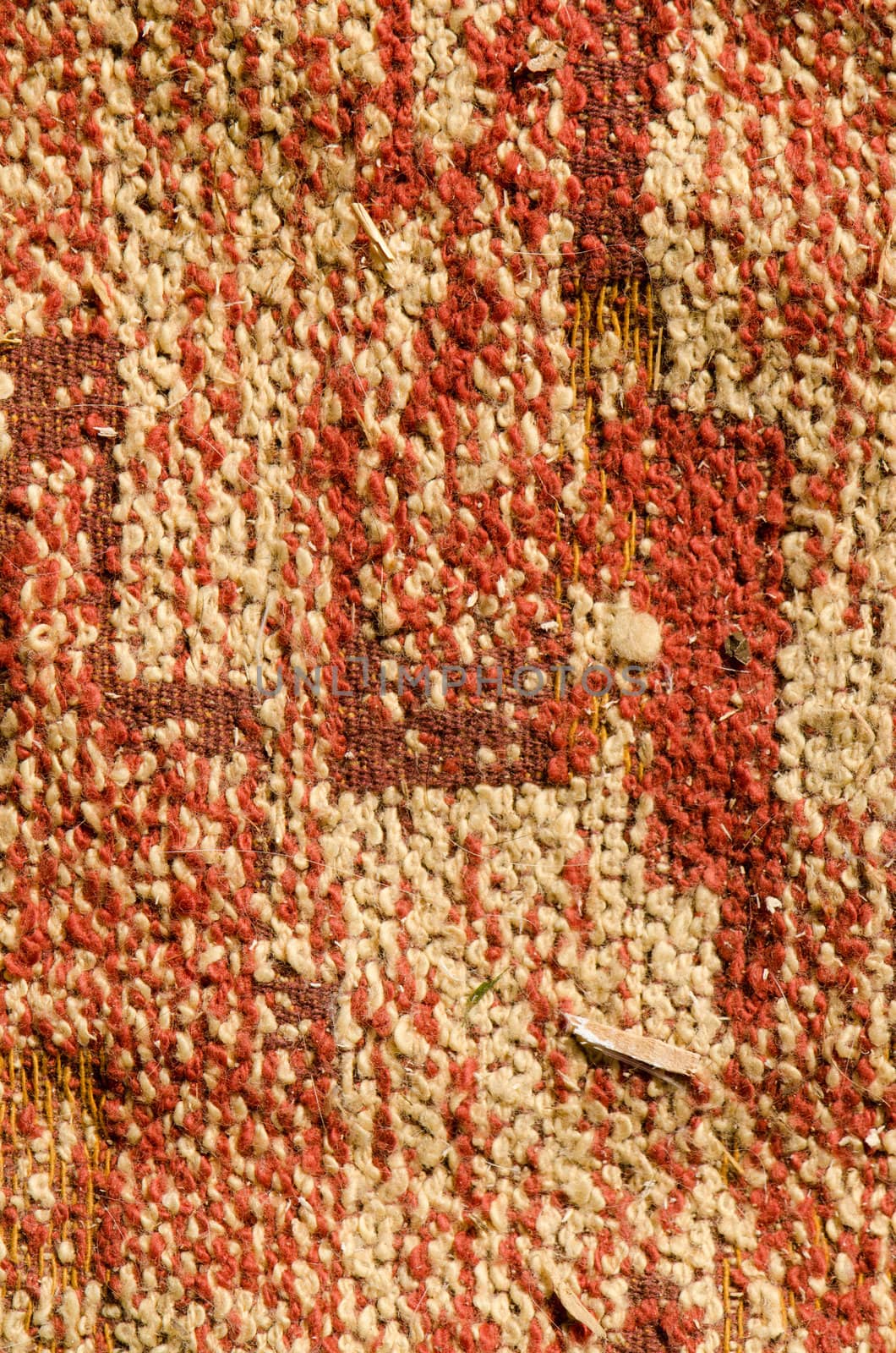 vintage woven brown carpet texture background closeup