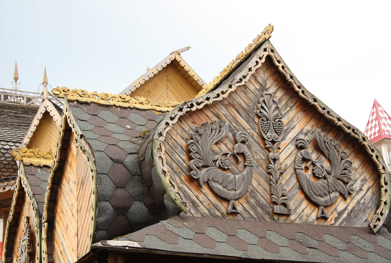 Decorative element of Traditional Russian architecture by jjspring