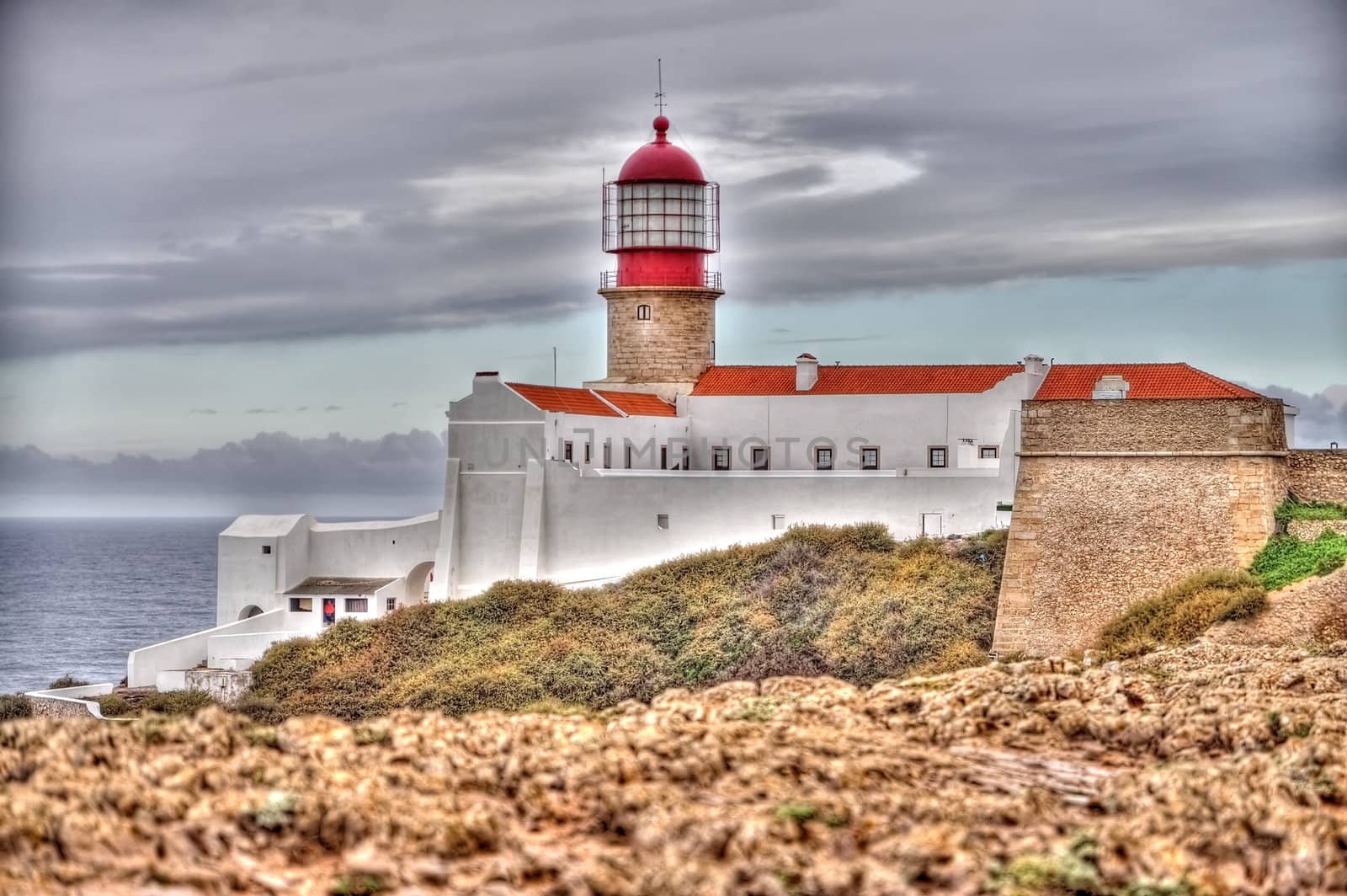 Lighthouse of Sagres, Portugal in HDR by anderm