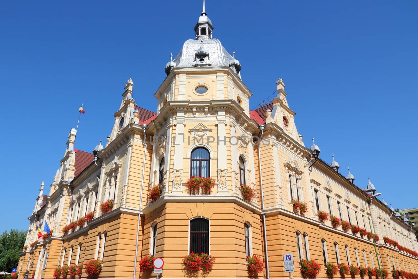 Brasov, town in Transylvania, Romania. City Hall building.