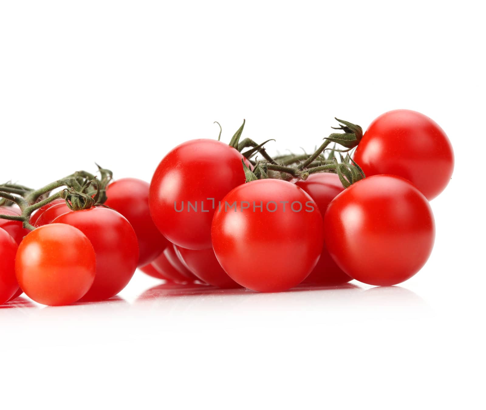 Bunch of fresh cherry tomato by rudchenko