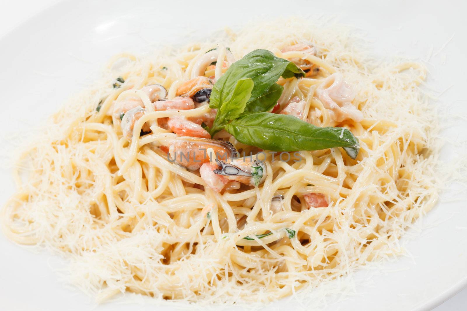 pasta with shrimps