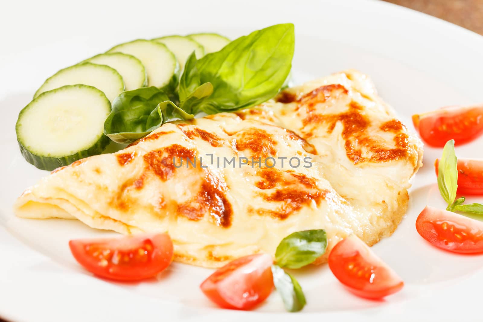omelette with vegetables by shebeko