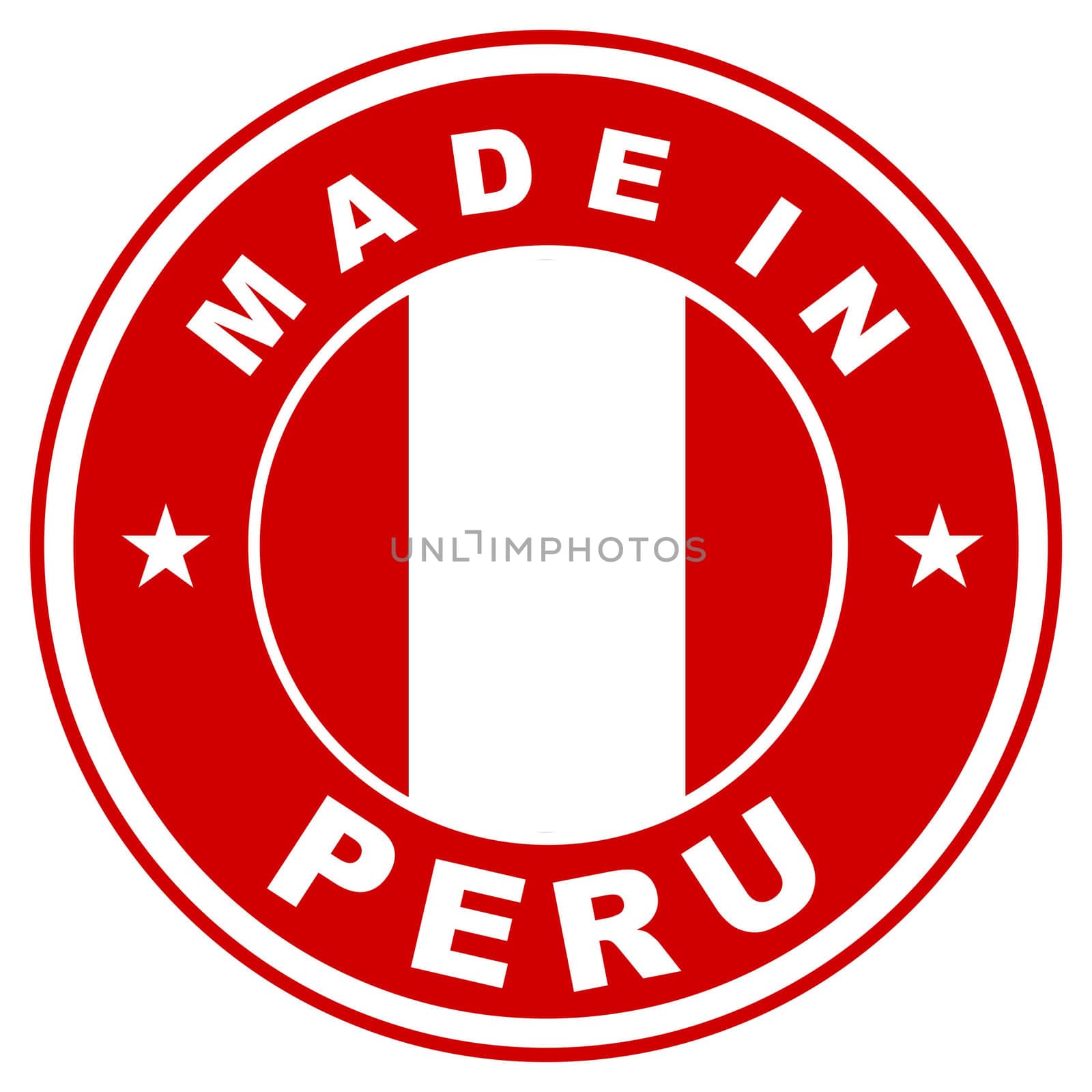 very big size made in peru country label