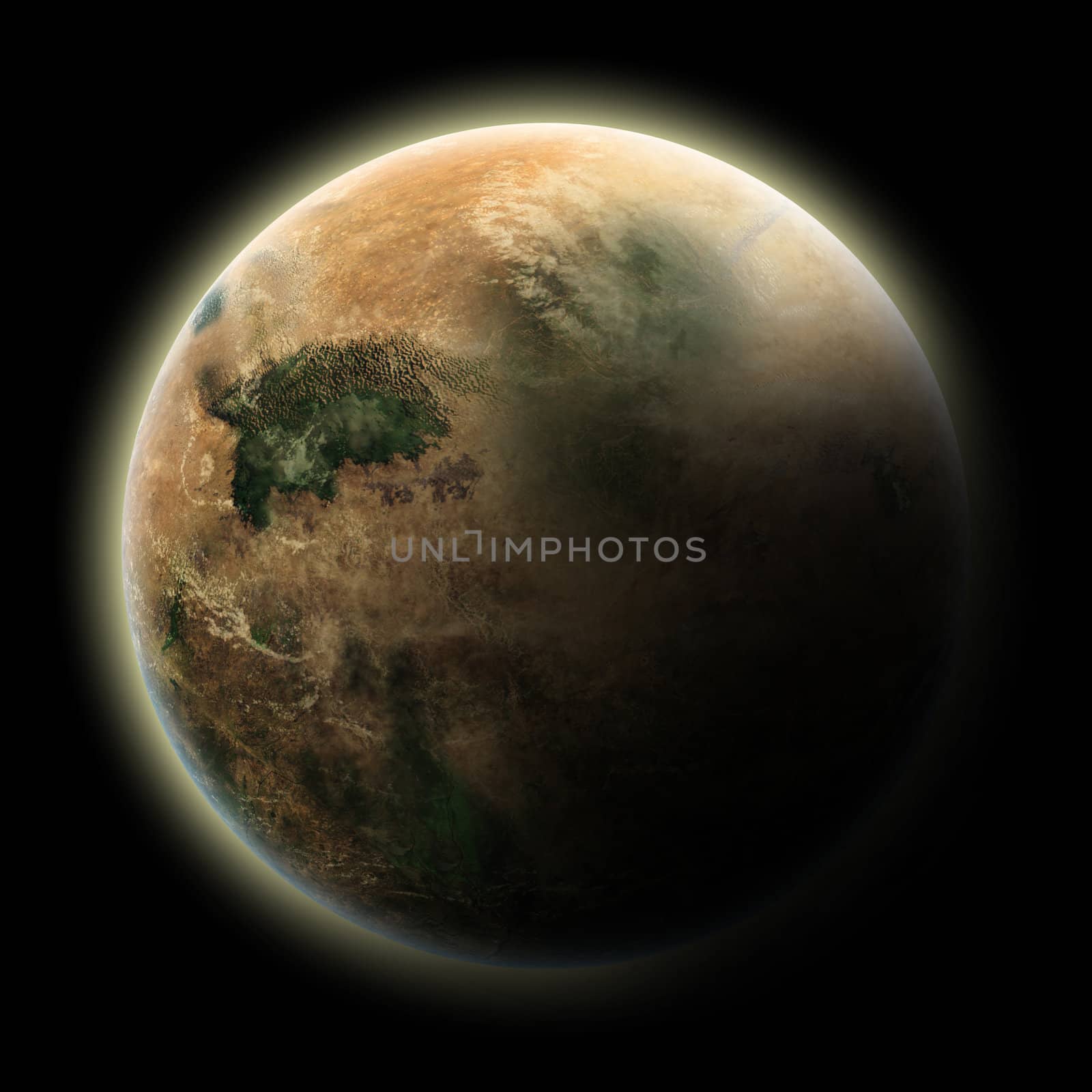Alien Desert Planet by Spectral