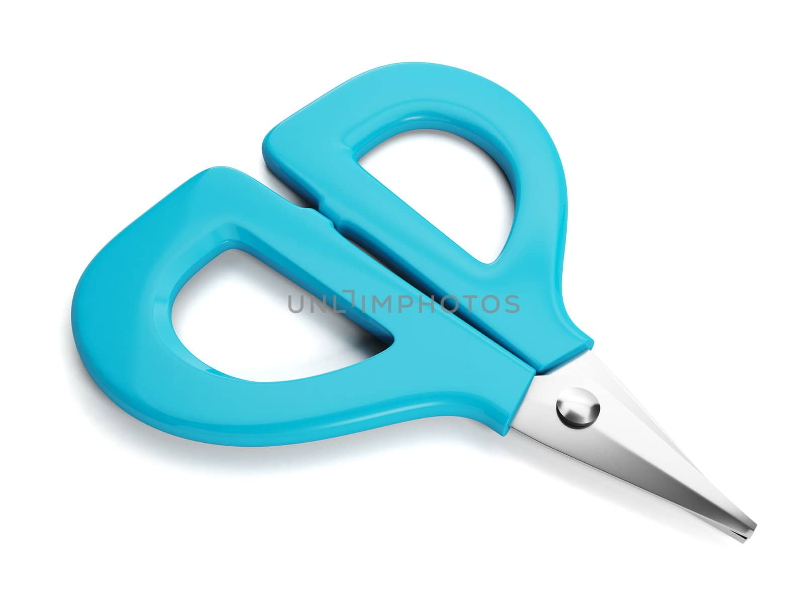 Graphic images of scissors. Lizhat symbol scissors on a white ba by kolobsek