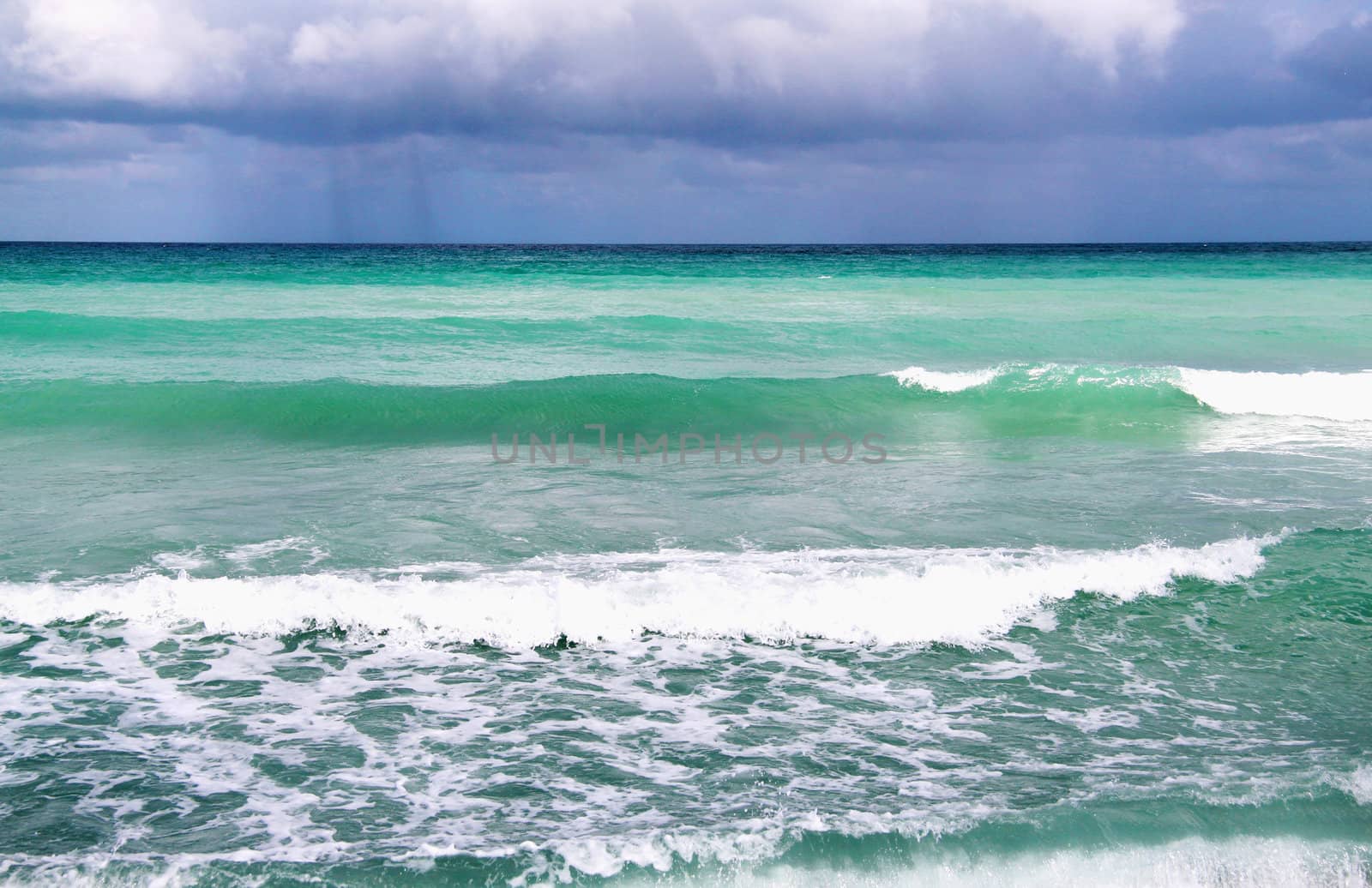 Landscape on the shores of the Atlantic Ocean