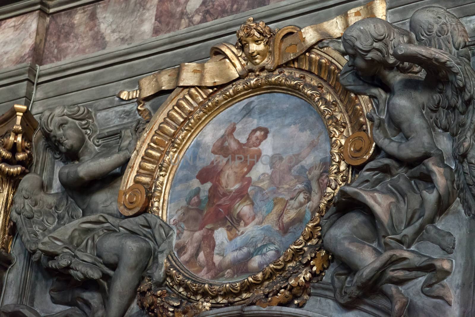 Basilica of Santissima Annunziata in Florence . Italy