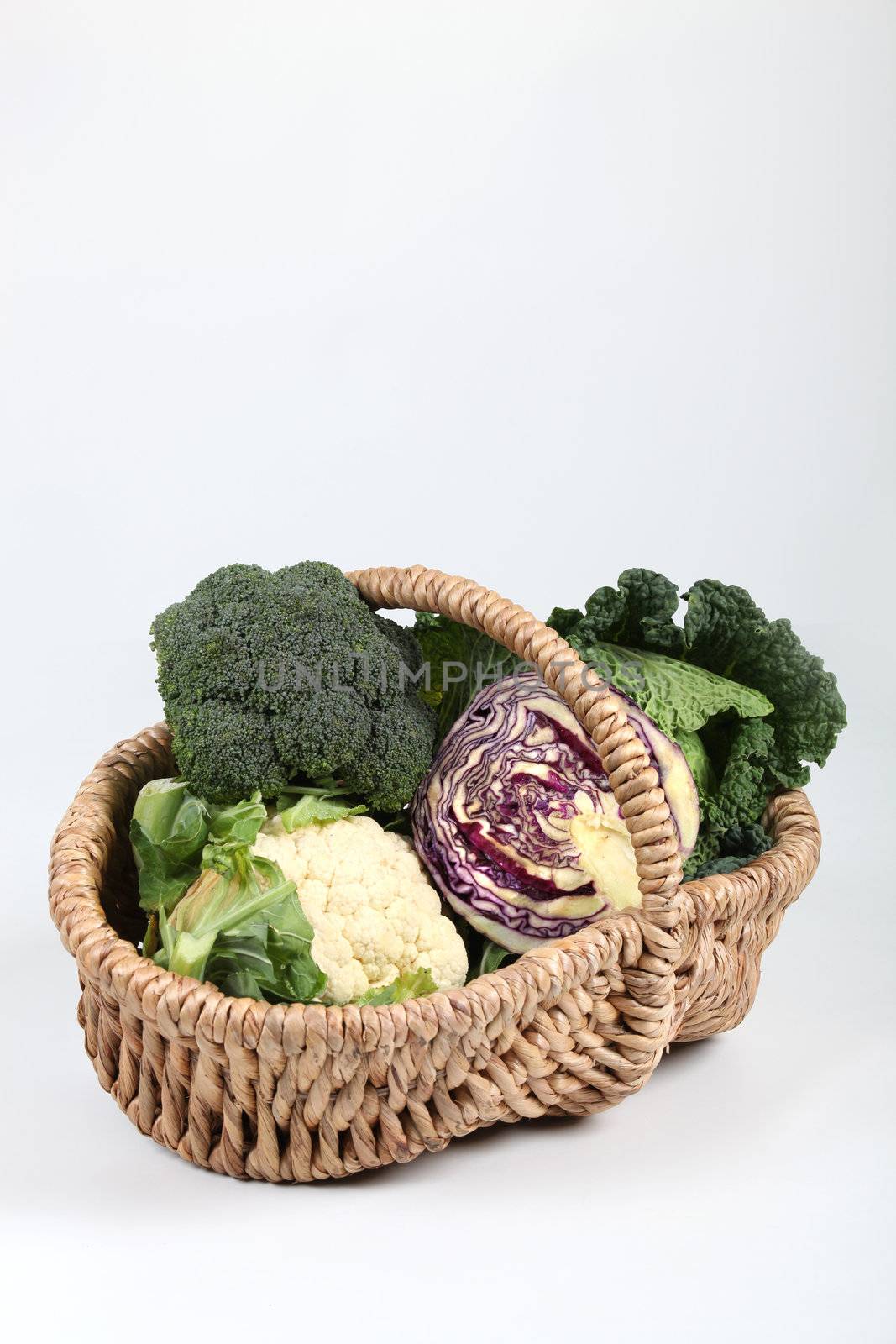 Basket of vegetables by phovoir