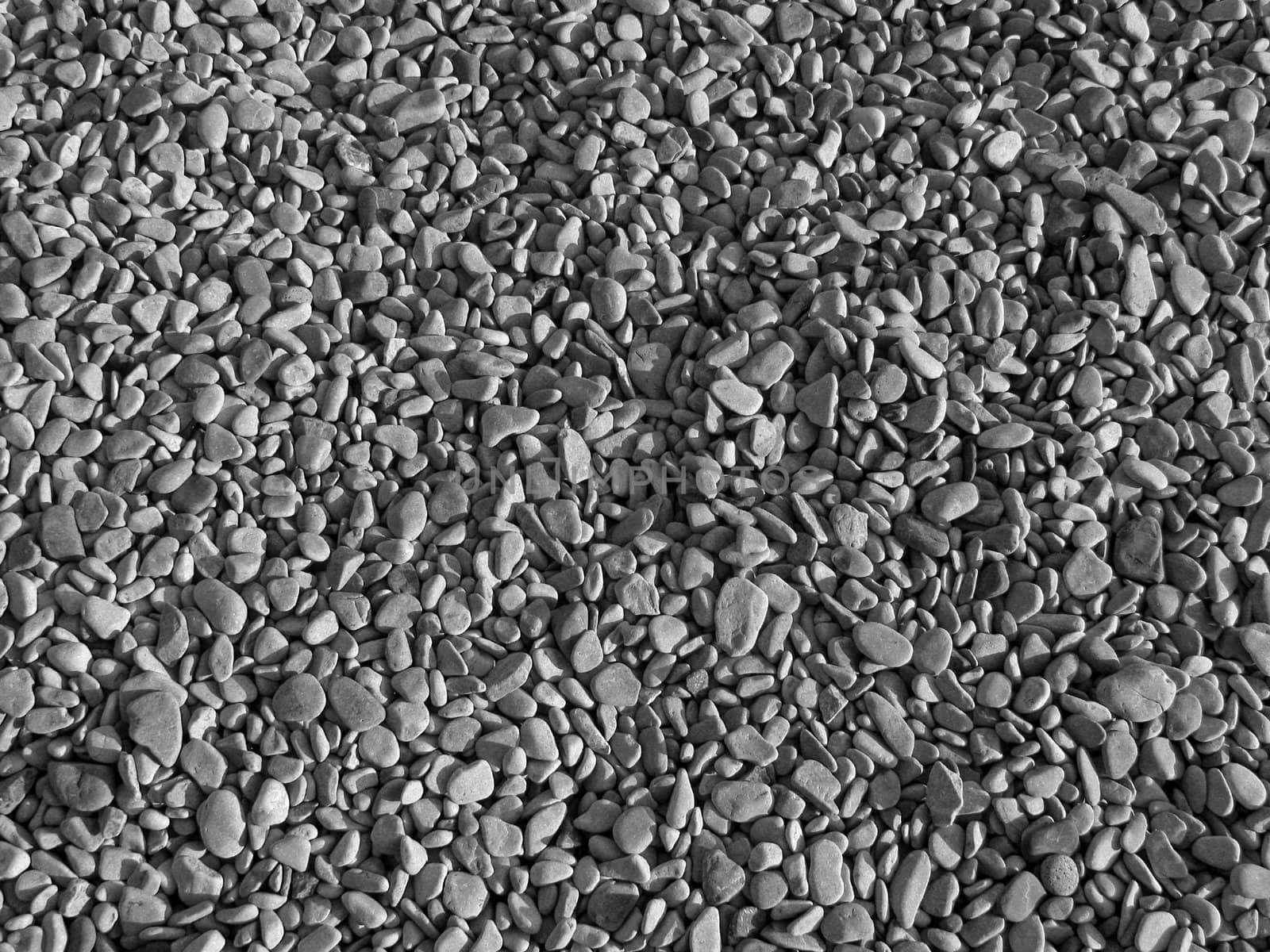 black and white pebbles background